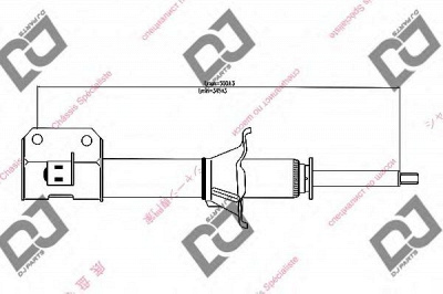 DJ PARTS ds1341gs -  Амортизатор